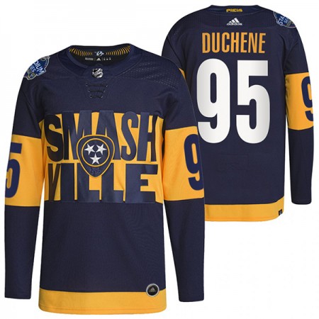Nashville Predators Dresy Matt Duchene 95 Adidas 2022 Stadium Series Authentic - Pánské